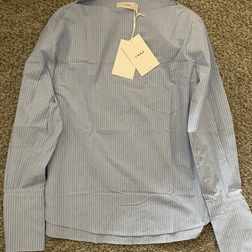 L’H.A.S Oversized Boatneck Designer Shirt